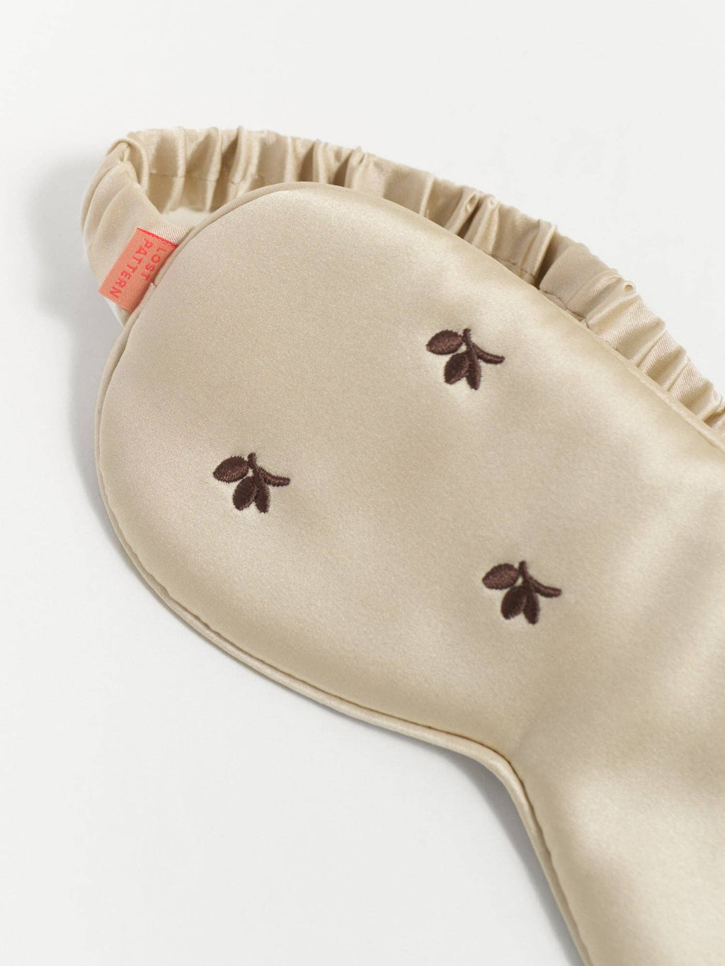 Lost Pattern NYC - "Martini" Silk Sleep Eye Mask - Champagne