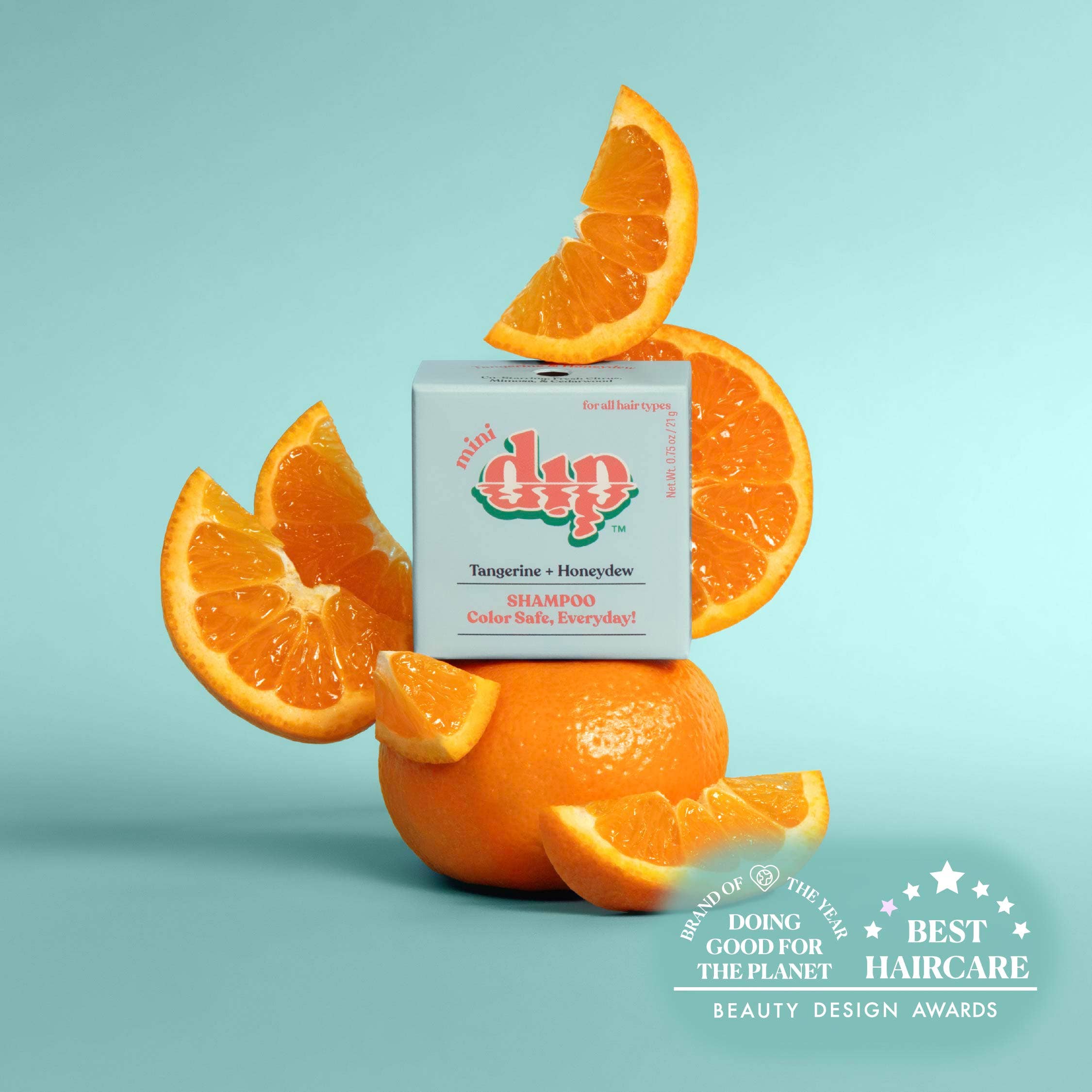 Dip - Mini Dip Shampoo Bar: Color Safe, Everyday - Tangerine & Honeydew