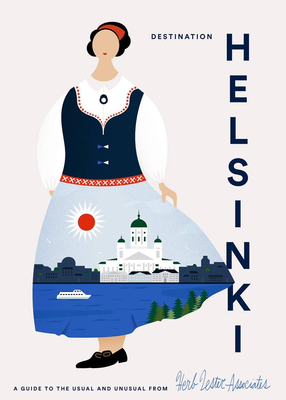 Herb Lester Associates - Destination Helsinki - Finland Travel Map & Cultural Guide