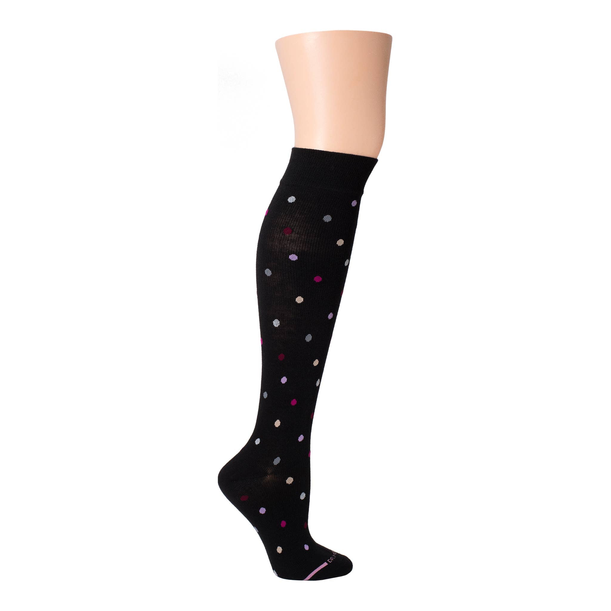 Dr. Motion - Dancing Dots | WIDE-CALF Knee-high Compression Socks Women