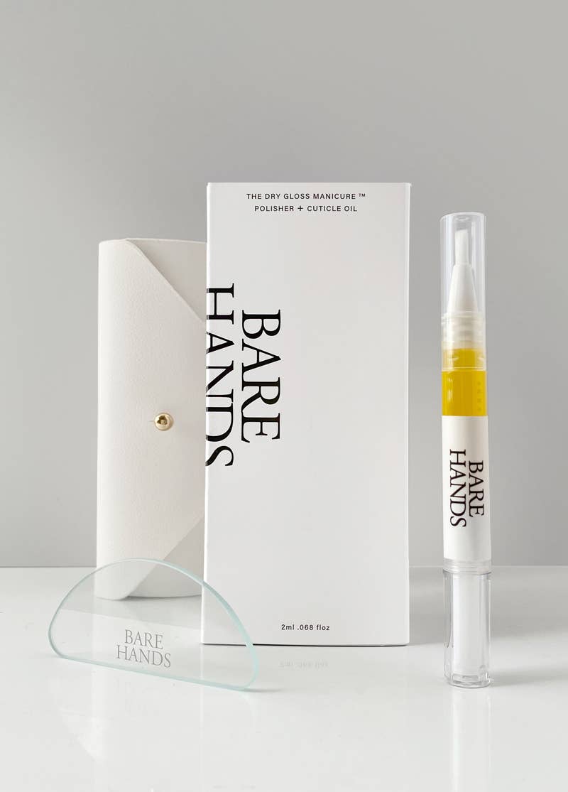 Bare Hands - The Dry Gloss Manicure Kit - Polish-Free Natural Nail Care