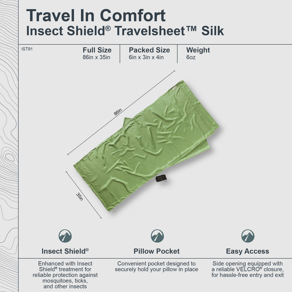 COCOON - Insect Shield® TravelSheet™ Silk