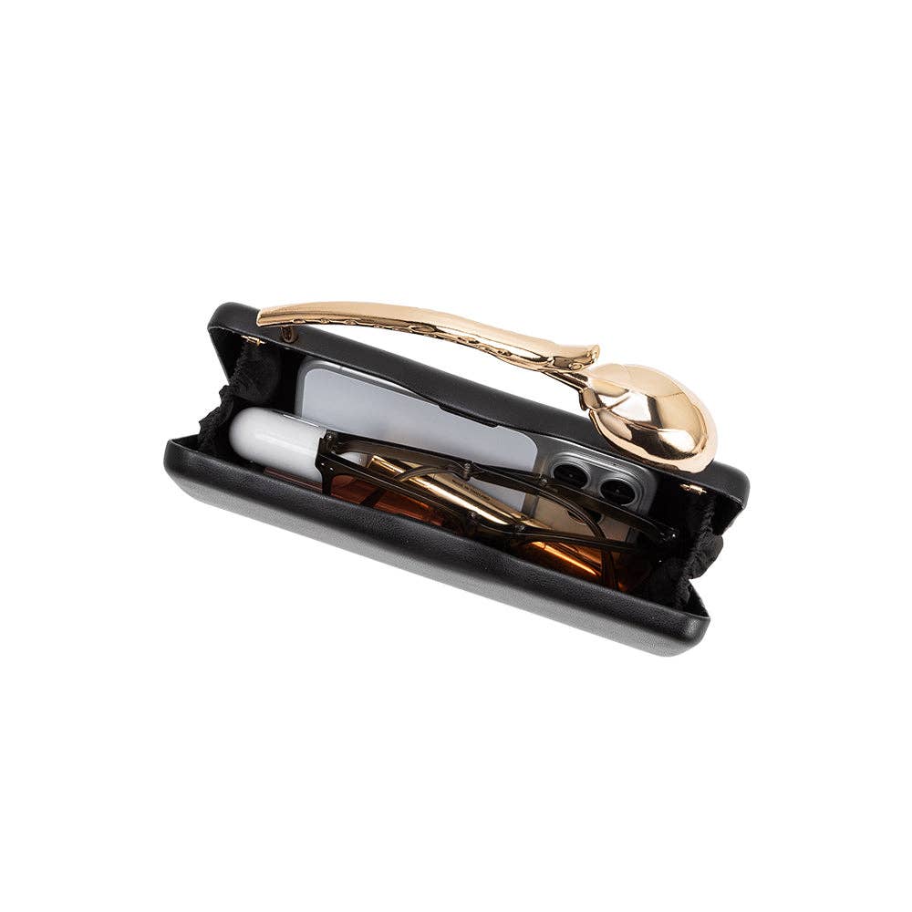 Melie Bianco - Belle Black Vegan Leather Top Handle Bag