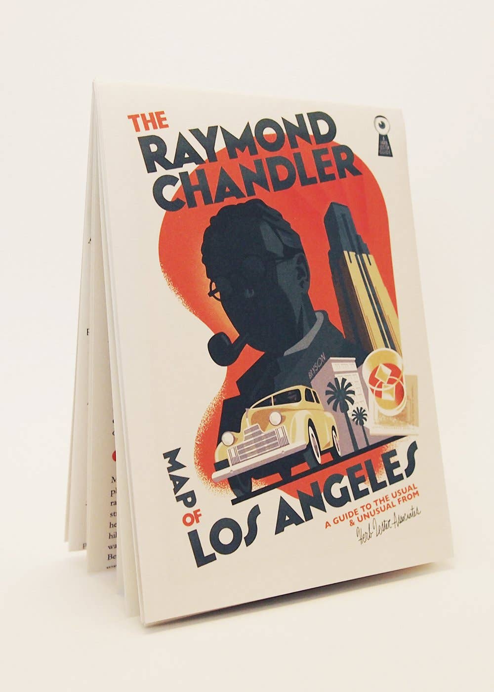 Herb Lester Associates - Raymond Chandler  Los Angeles -  Noir, Spy, Mystery Map