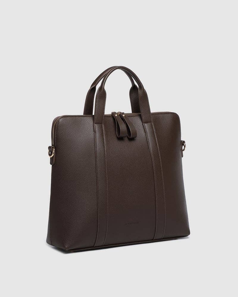 Louenhide - Rhodes Trolley Laptop Bag - Chocolate