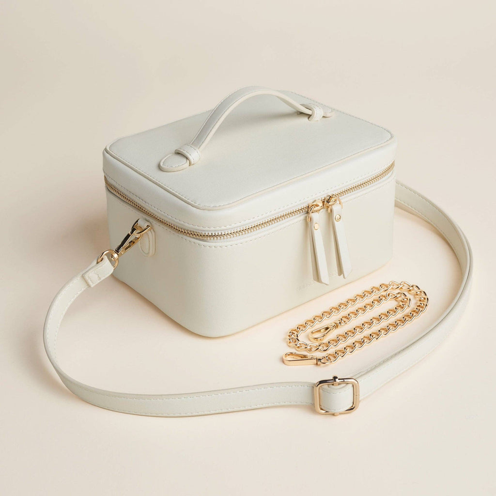 Hudson + Bleecker - Jetsetter Train Case - Ecru