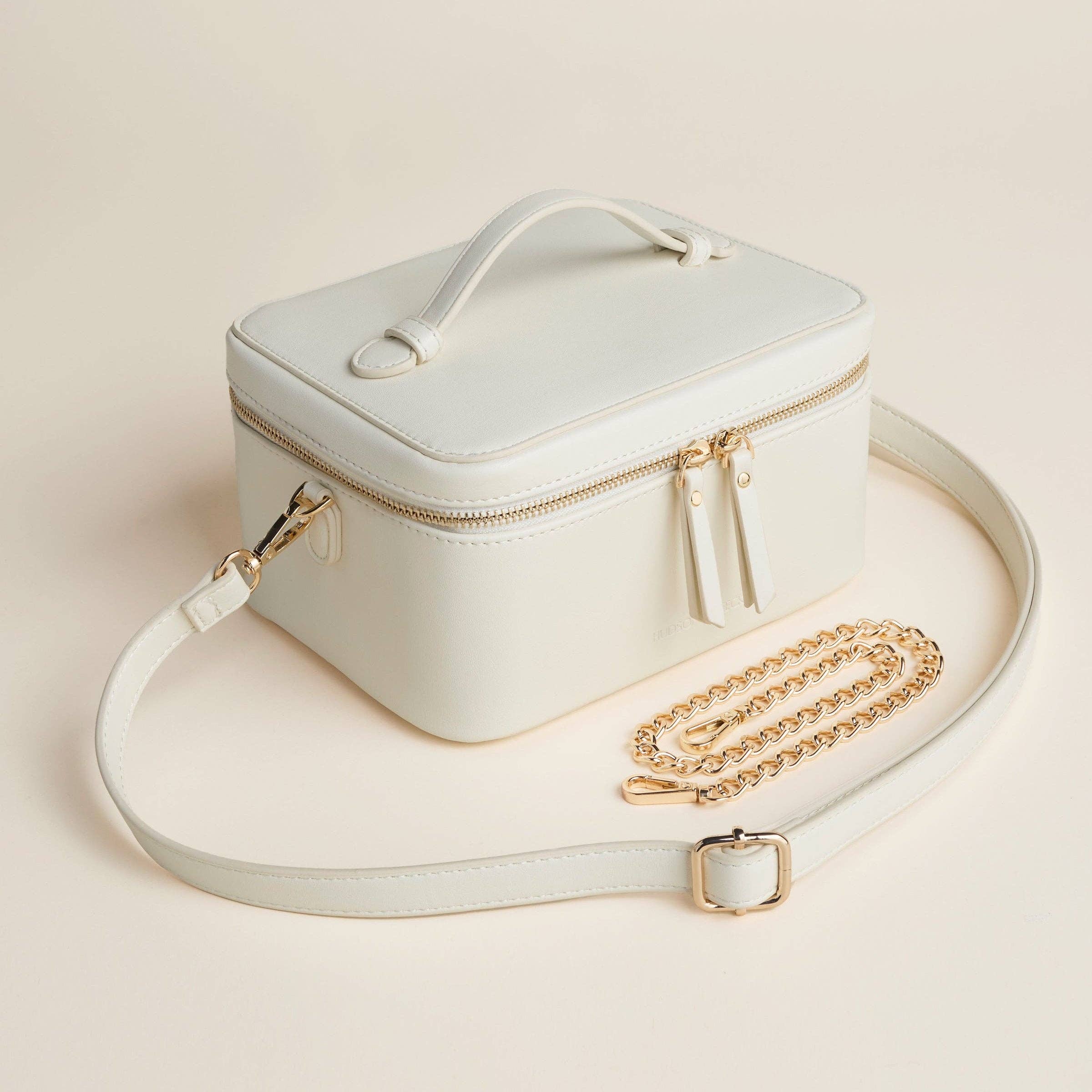 Hudson + Bleecker - Jetsetter Train Case - Ecru