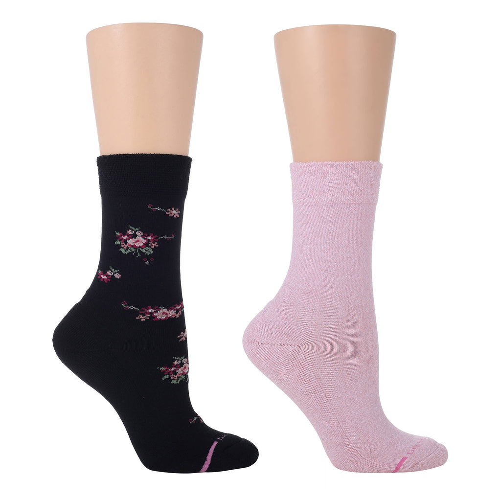 Dr. Motion - Bouquet Floral | Comfort Top Socks For Women