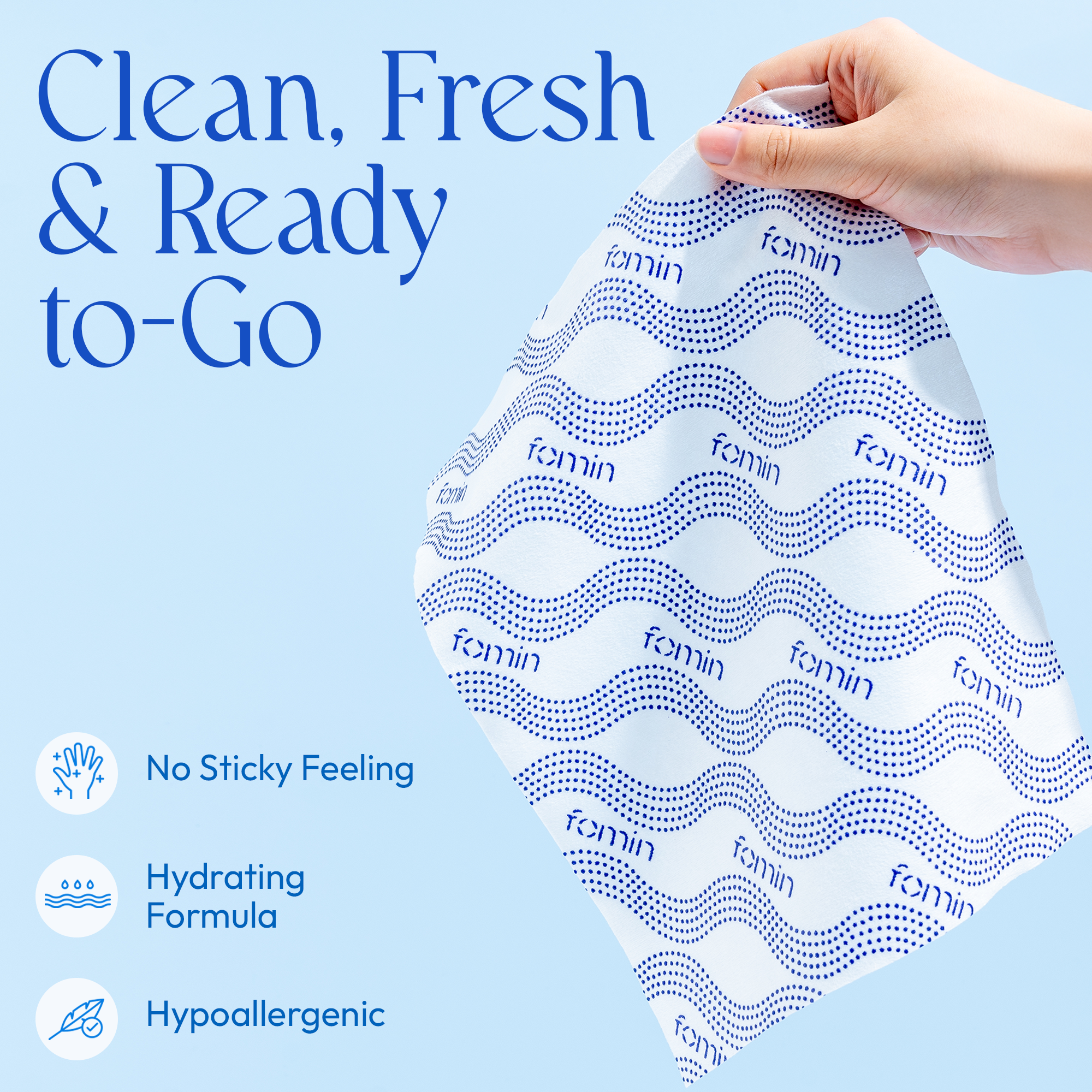 Fomin - Cold Shower Wipes - Fragrance Free