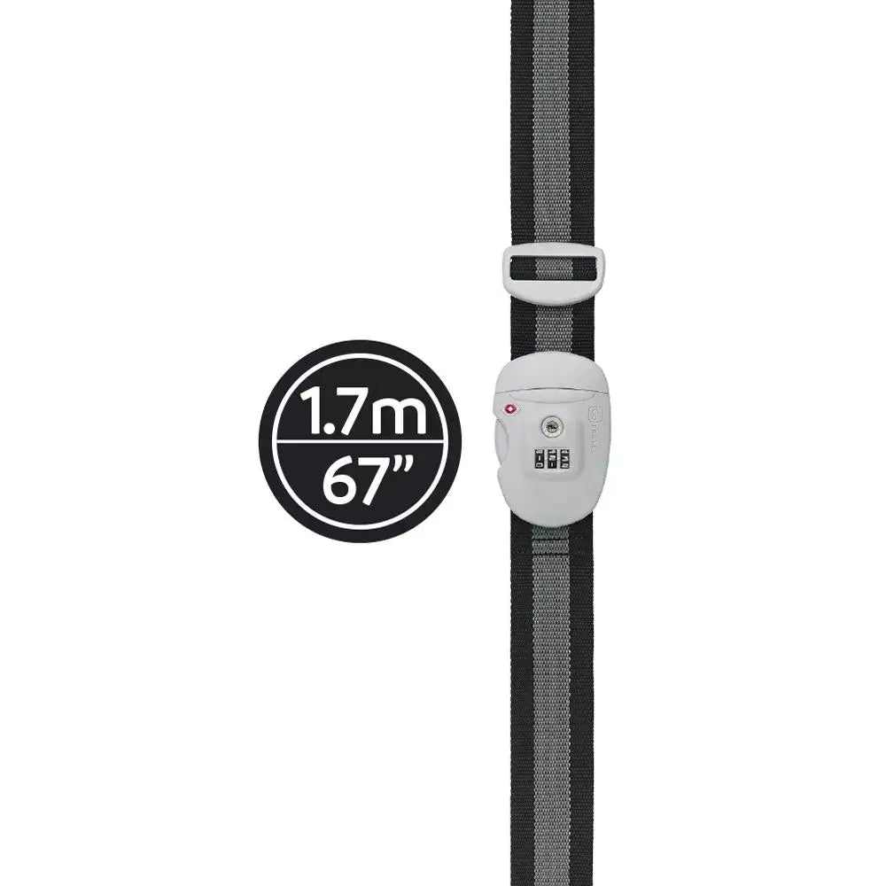 Go Travel Combi Luggage Strap TSA (Black)