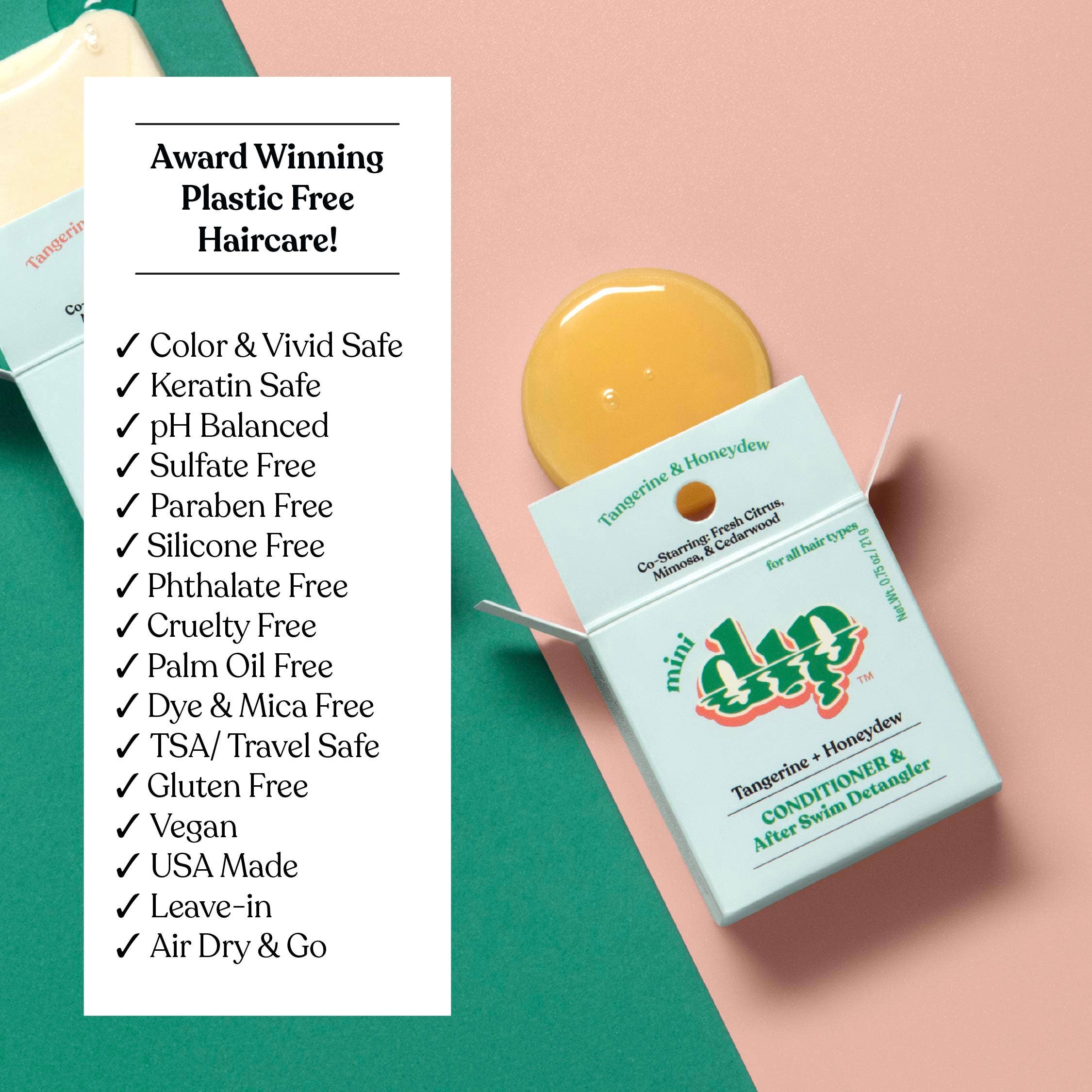 Dip - Mini Dip Conditioner & After Swim Detangler - Tangerine & Honeydew