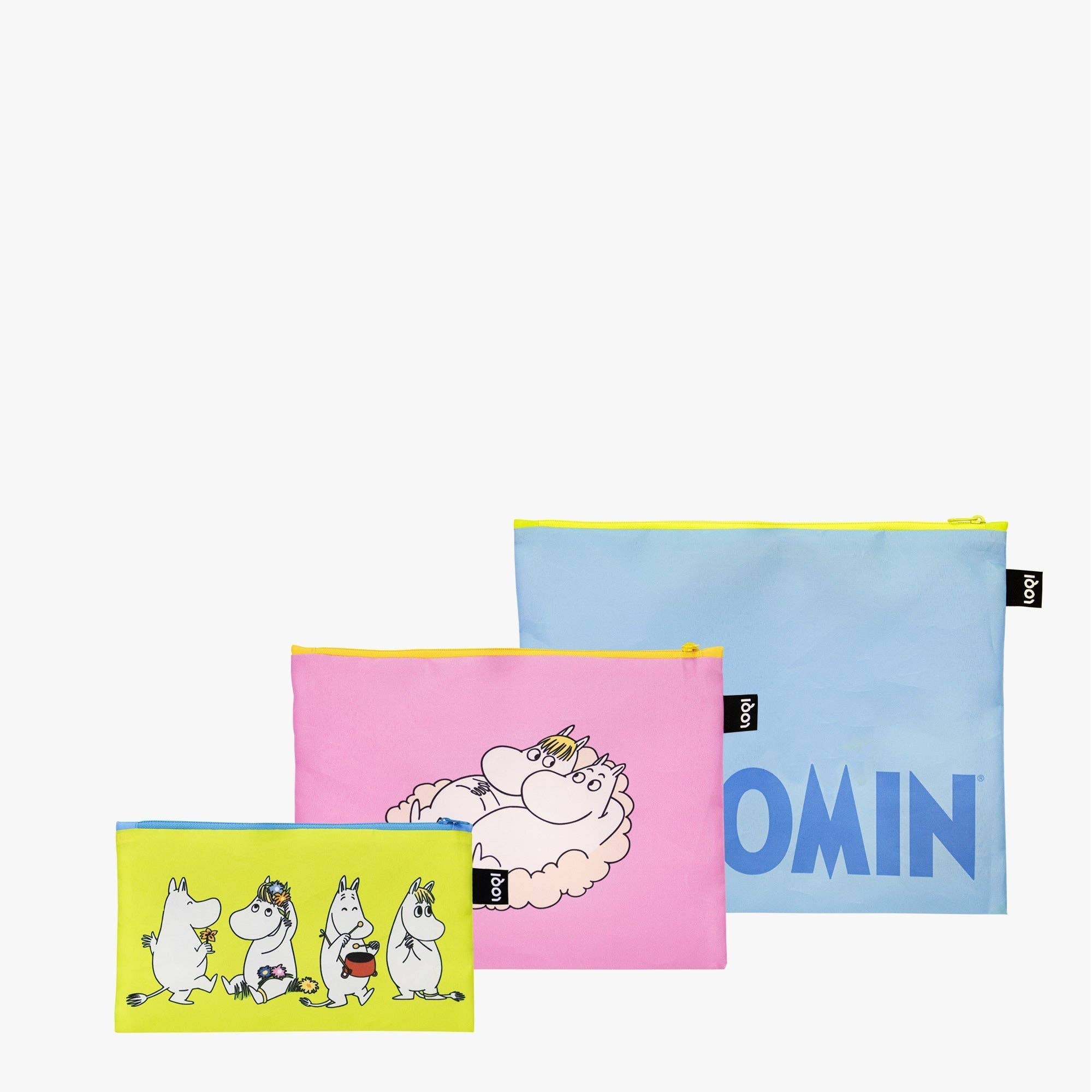 LOQI LLC - MOOMIN Together Recycled Zip Pockets