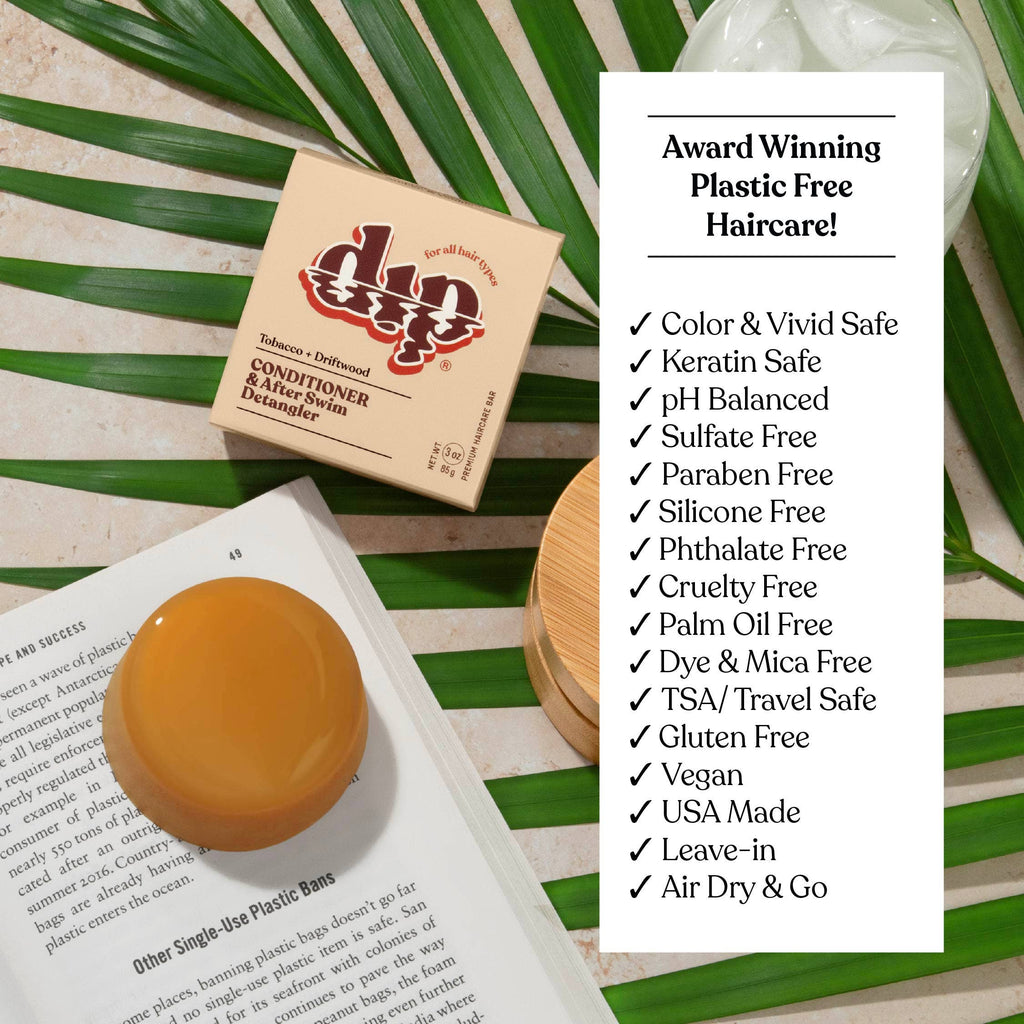 Dip - Mini Dip Conditioner & After Swim Detangler - Tobacco & Driftwood