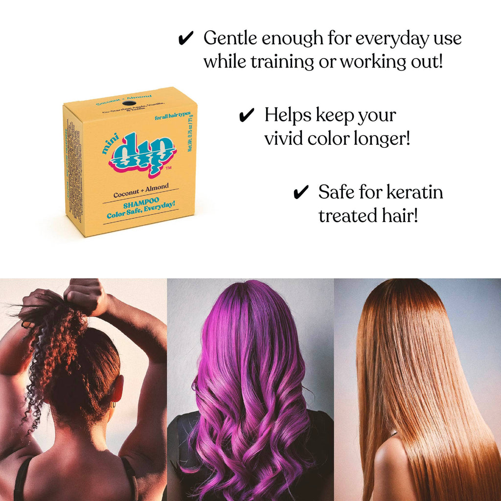 Dip - Mini Dip Shampoo Bar: Color Safe, Everyday - Coconut & Almond