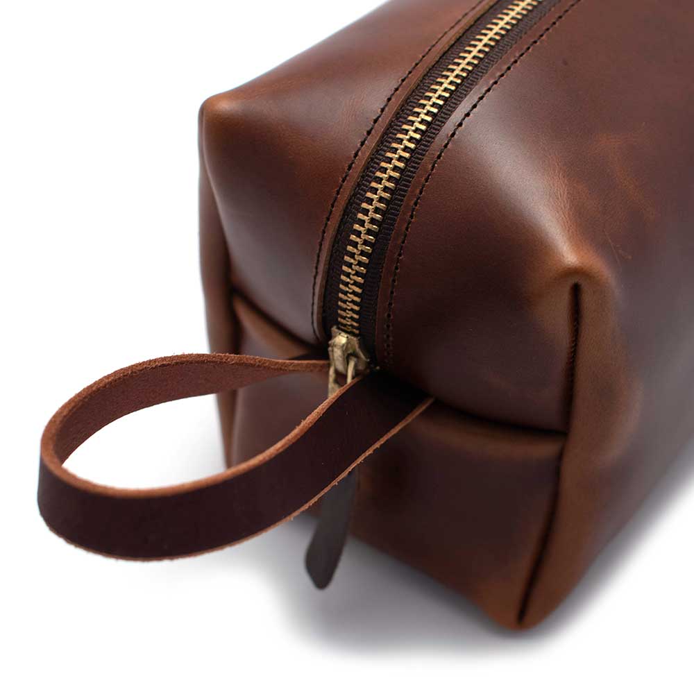 General Knot & Co. - Leather Travel Kit- Mahogany
