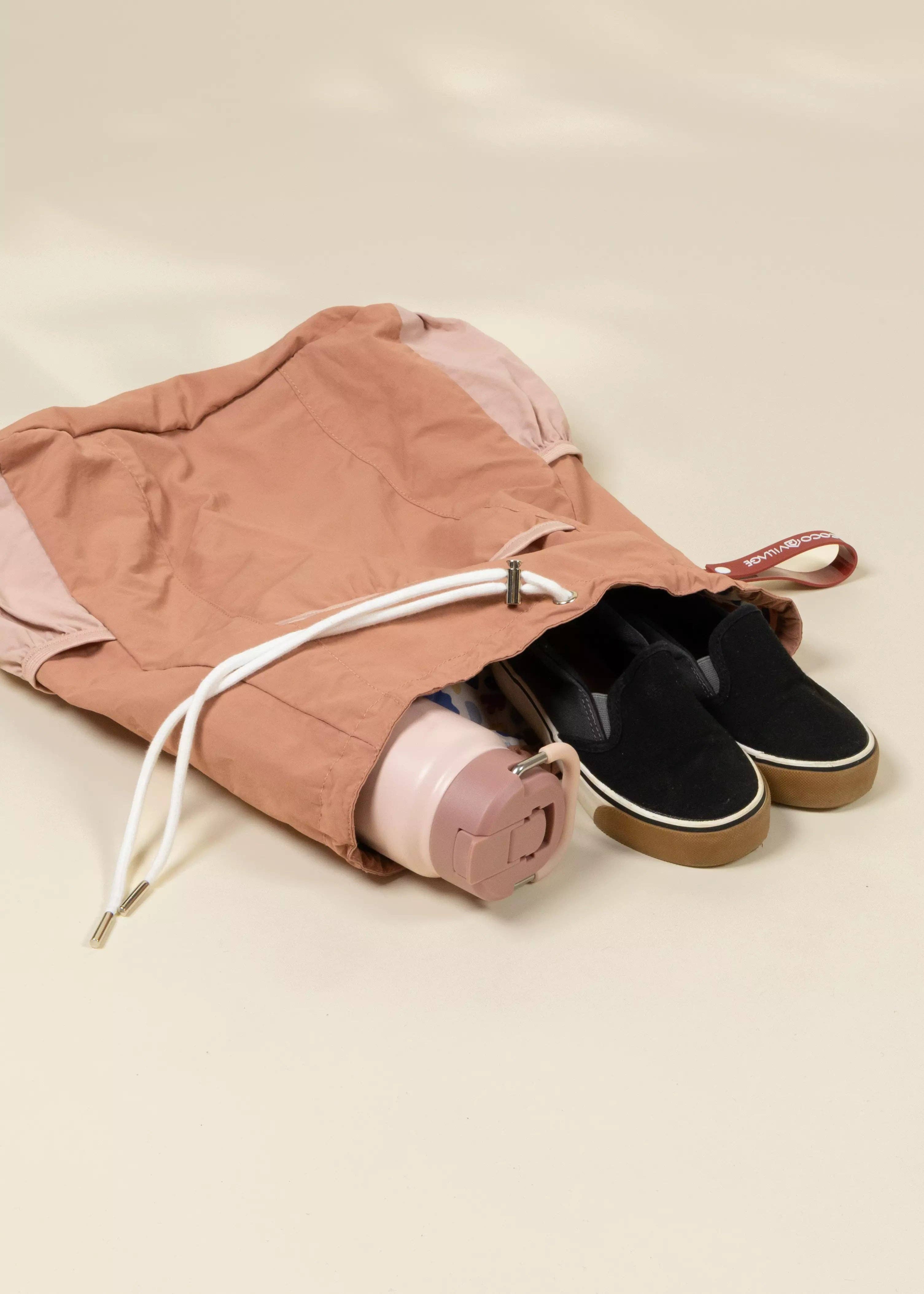 Coco Village - Washable Nylon Gym Bag - Blushfield