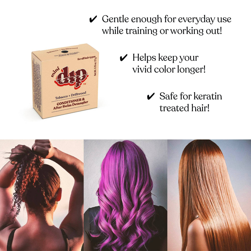 Dip - Mini Dip Shampoo Bar: Color Safe, Everyday - Tobacco & Driftwood