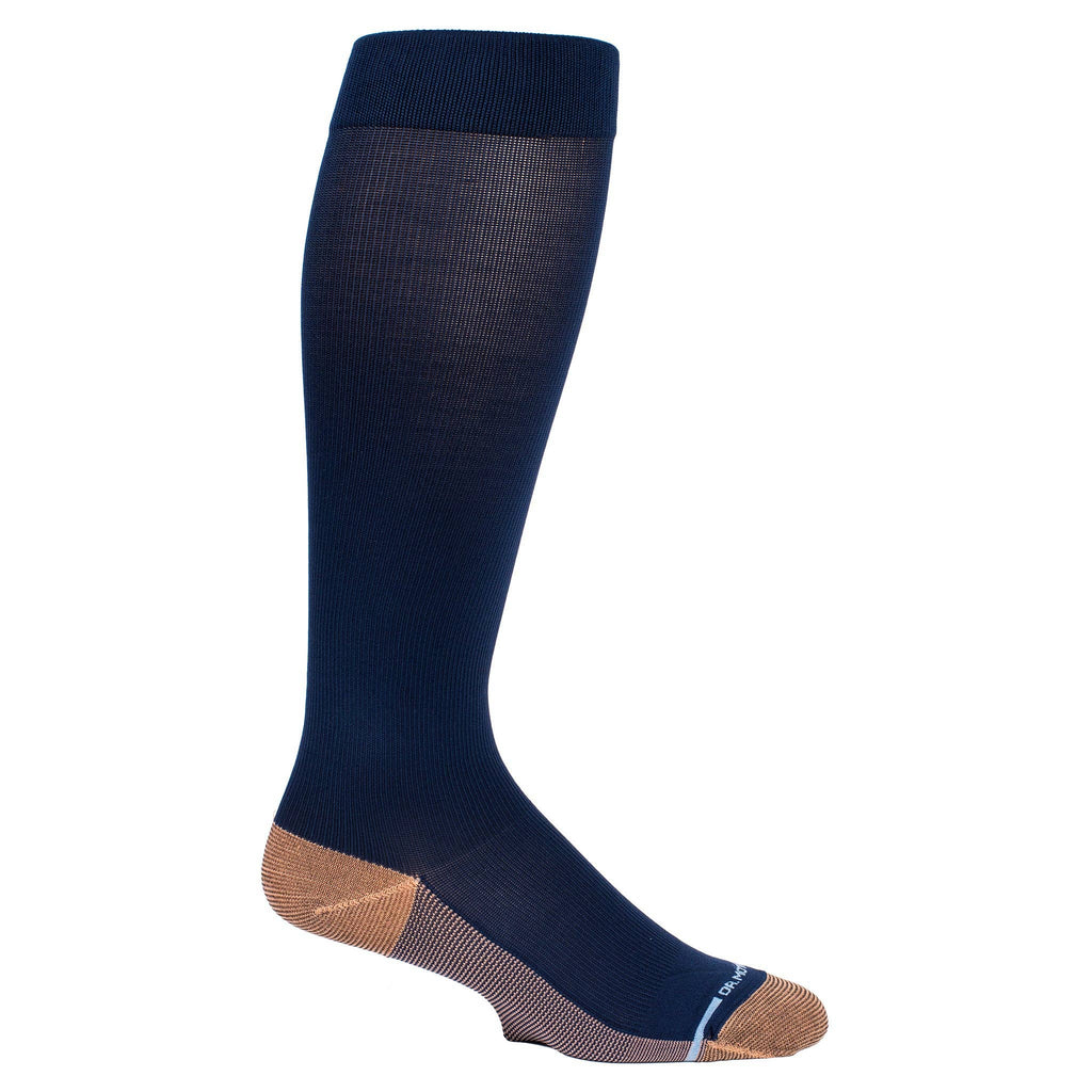 Dr. Motion - Solid Copper Infused | Men's Knee-High Compression Socks