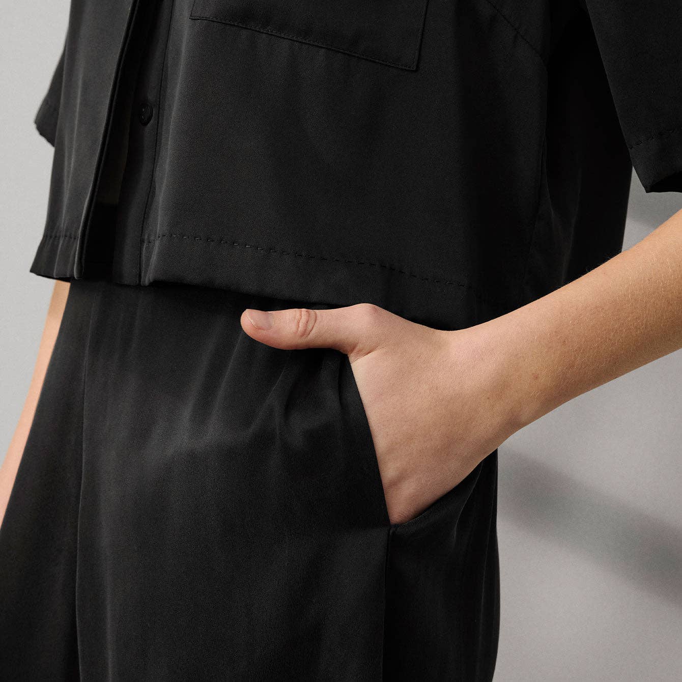LUNYA - Washable Silk High Rise Pant Set