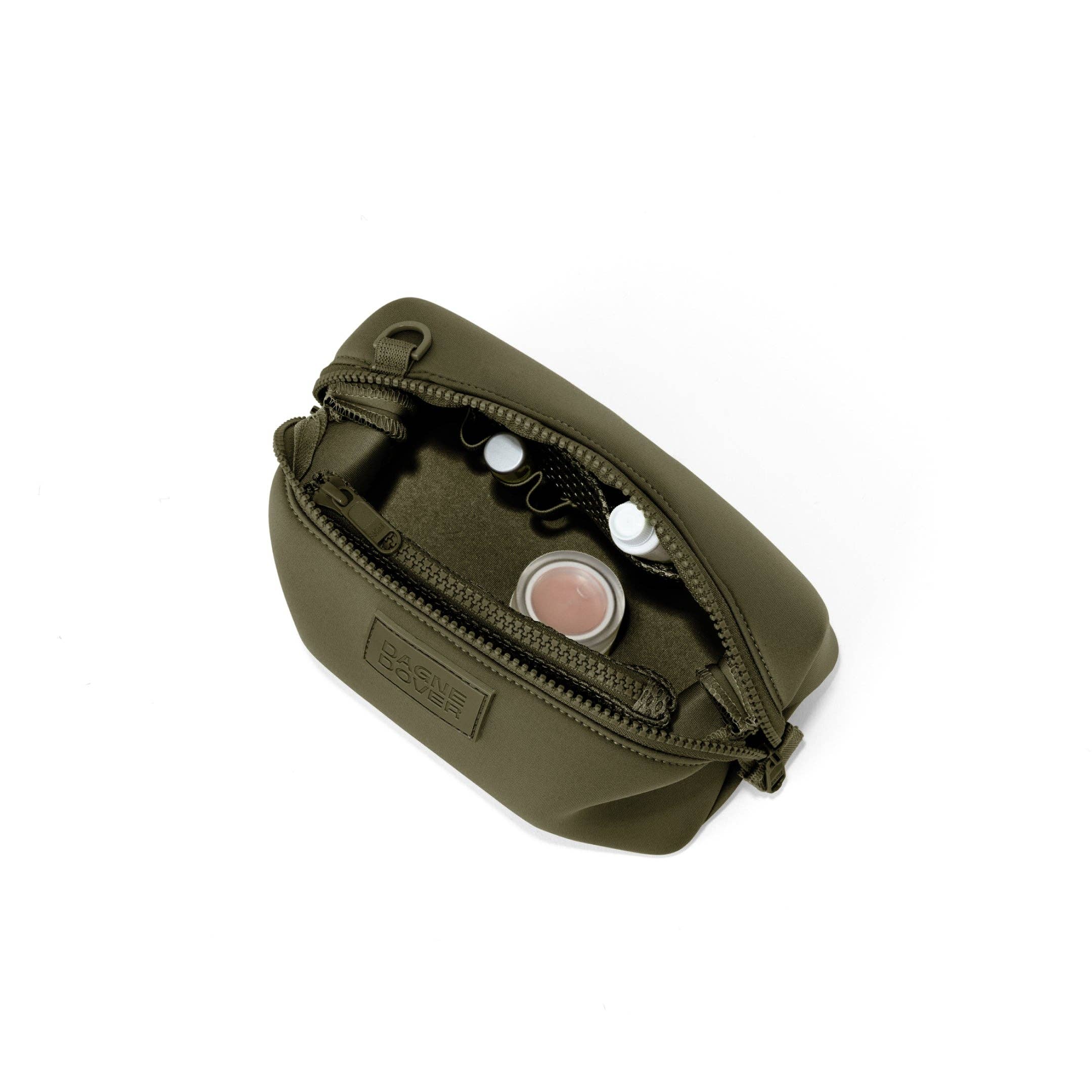 Dagne Dover - Hunter Toiletry Bag in Dark Moss, Small