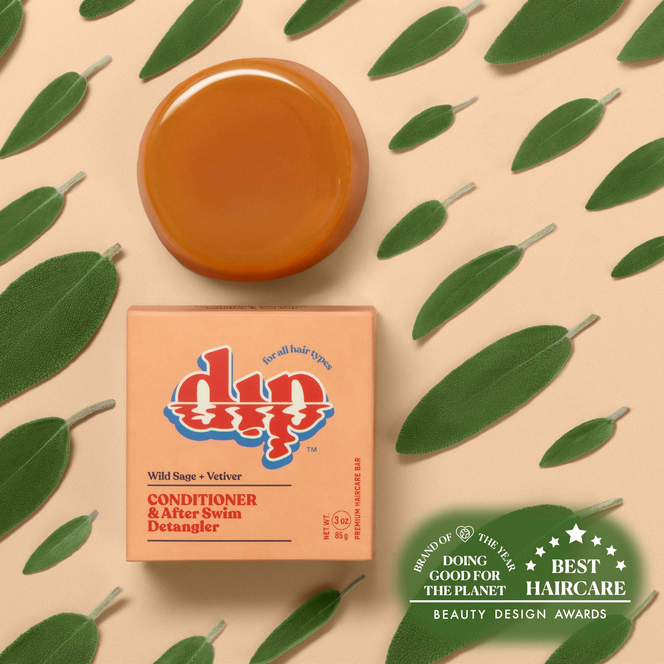 Dip - Dip Conditioner Bar & After Swim Detangler - Wild Sage & Vetiver