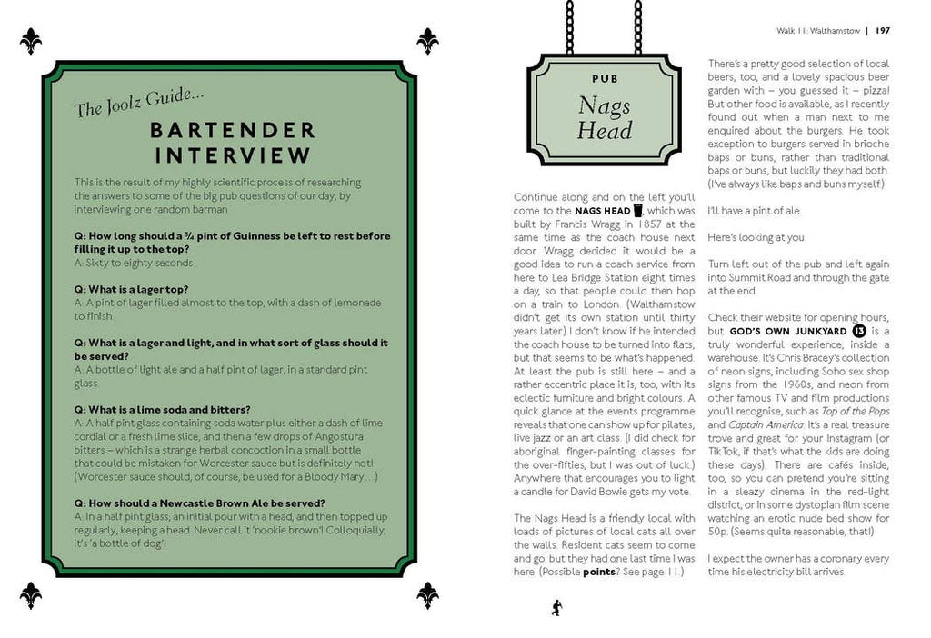 Chronicle Books - Joolz Guides: Rather Splendid London Pub Walks