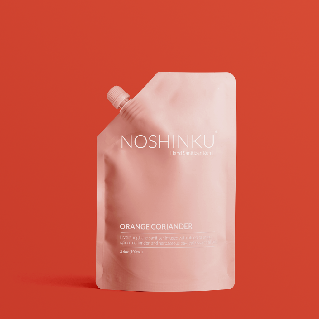 Noshinku - Orange - Coriander Moisturizing Sanitizer Mini Refill Pouch
