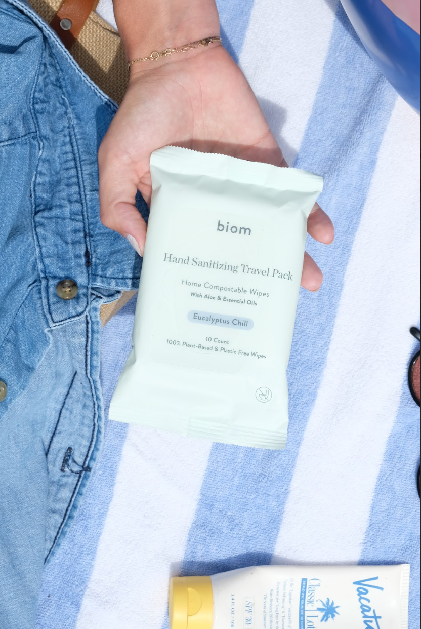 biom - Hand Sanitizing Wipes - Travel Pack (10ct)