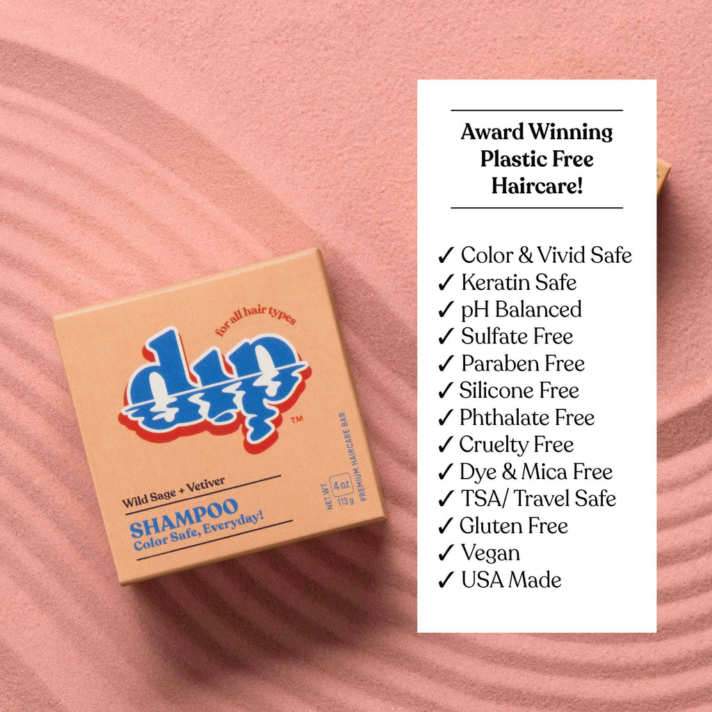 Dip - Dip Shampoo Bar: Color Safe, Everyday - Wild Sage & Vetiver