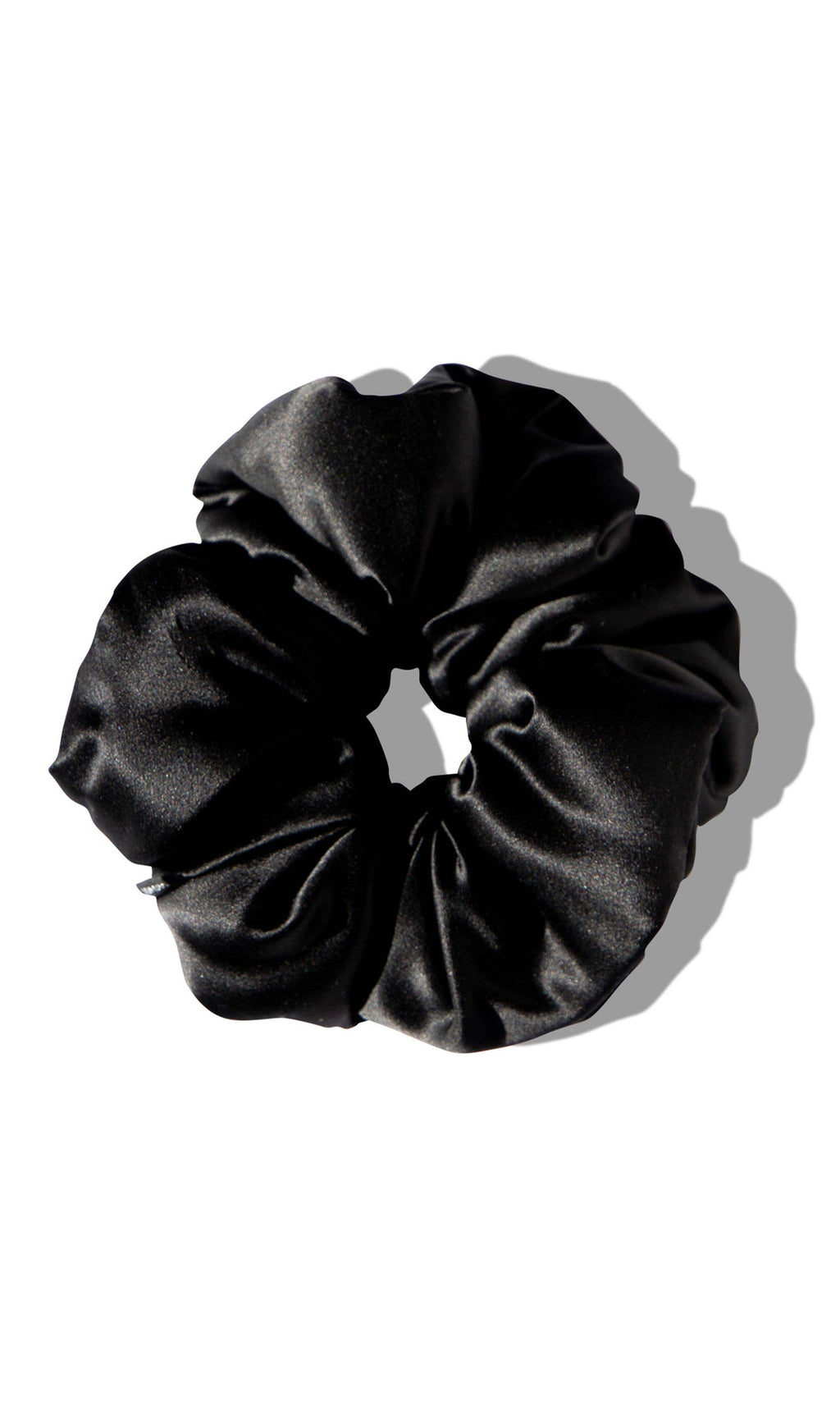 Drowsy Sleep Co. - Black Jade Silk Padded Scrunchie