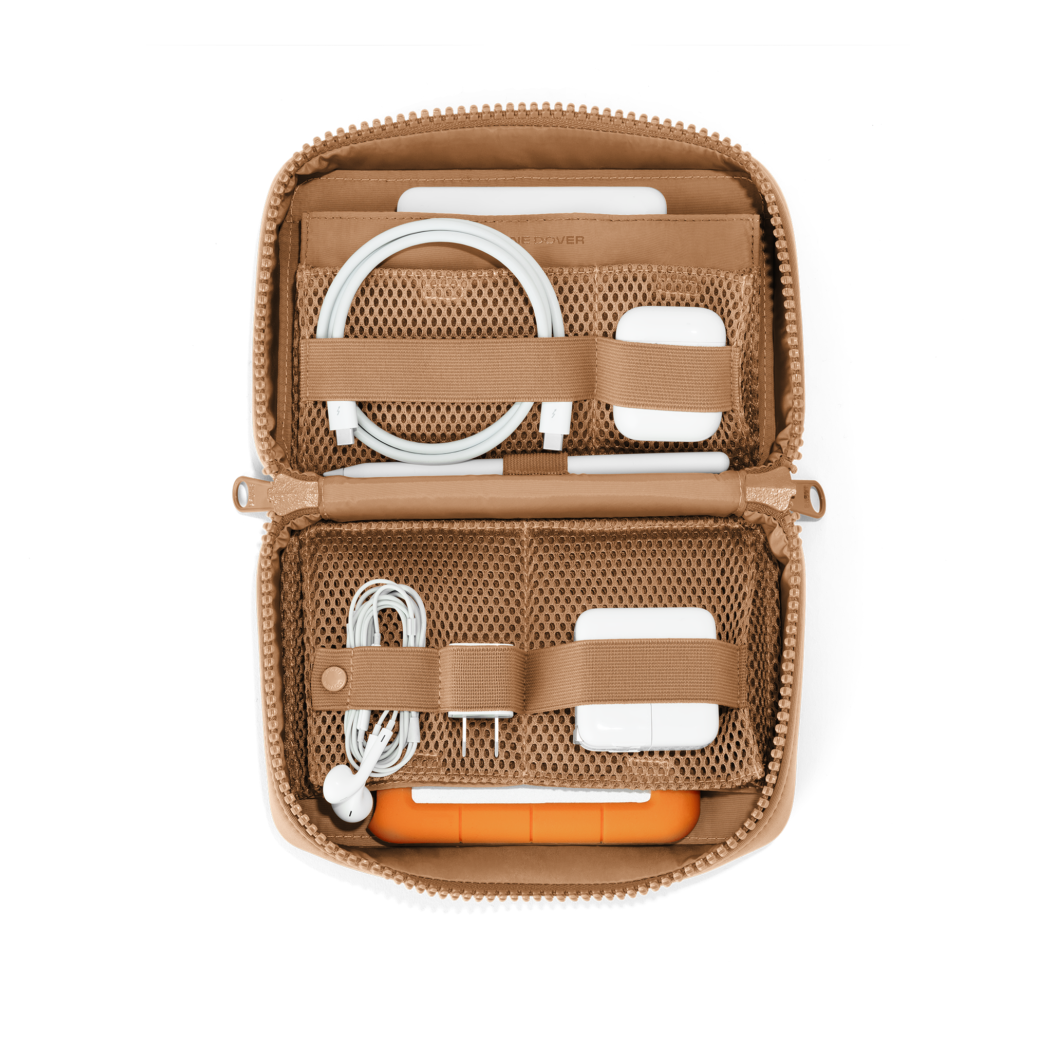 Dagne Dover - Arlo Tech Organizer in Camel, Large