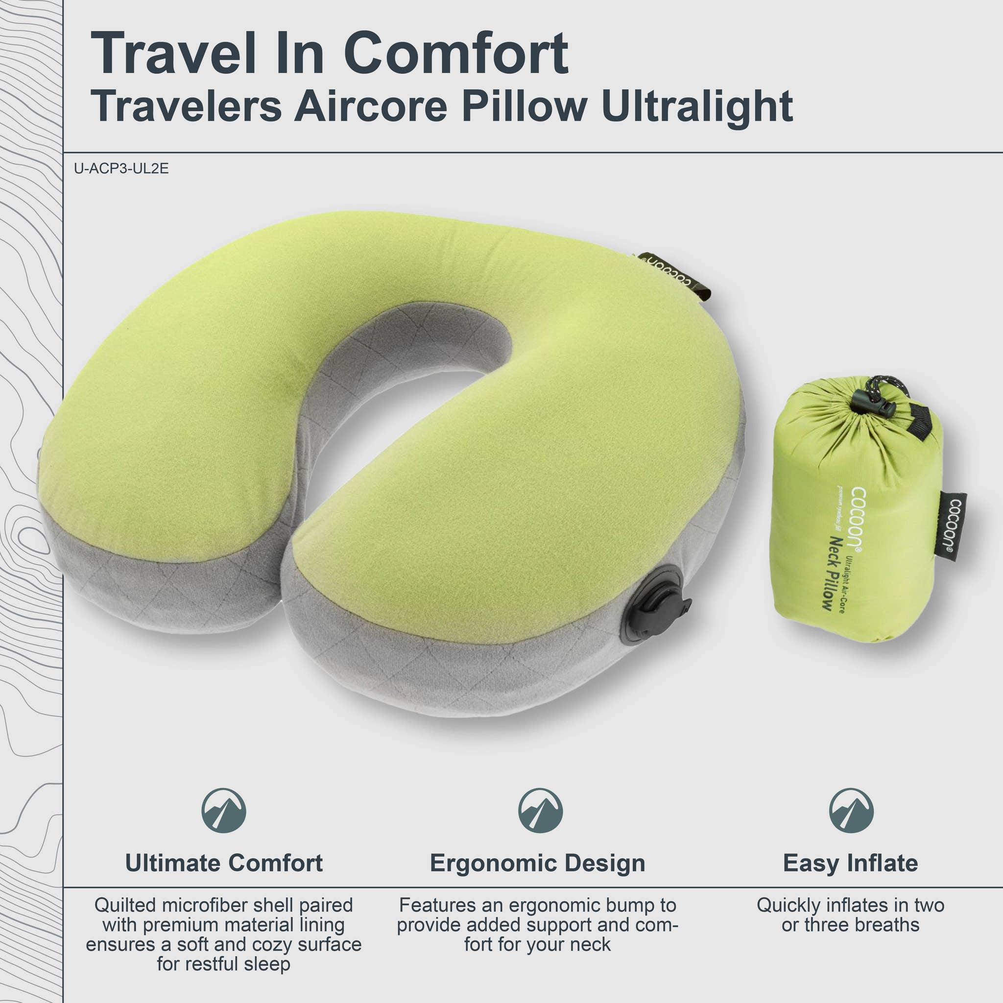 COCOON - U Shape Ergo AirCore Pillow UL