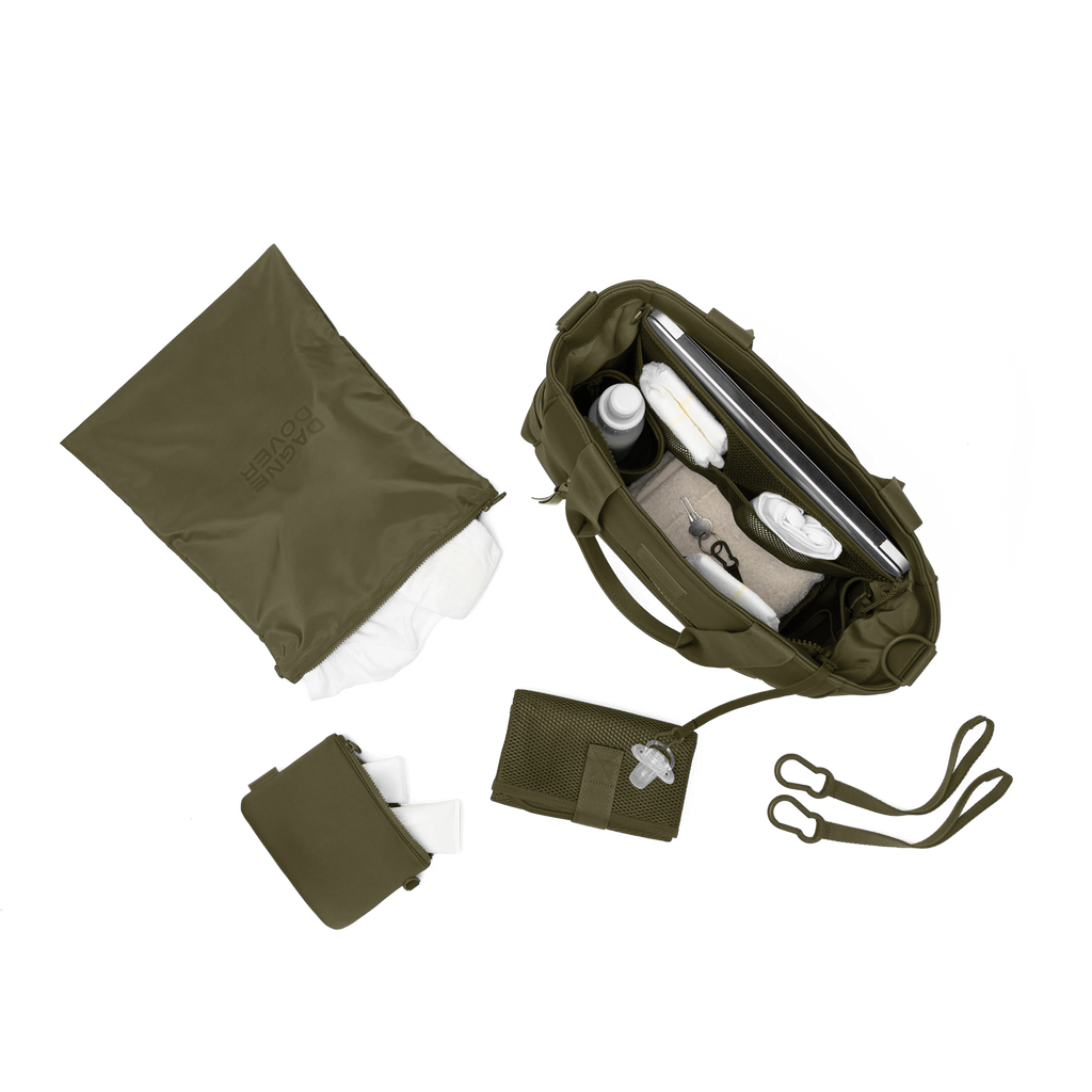 Dagne Dover - Wade Diaper Tote in Dark Moss
