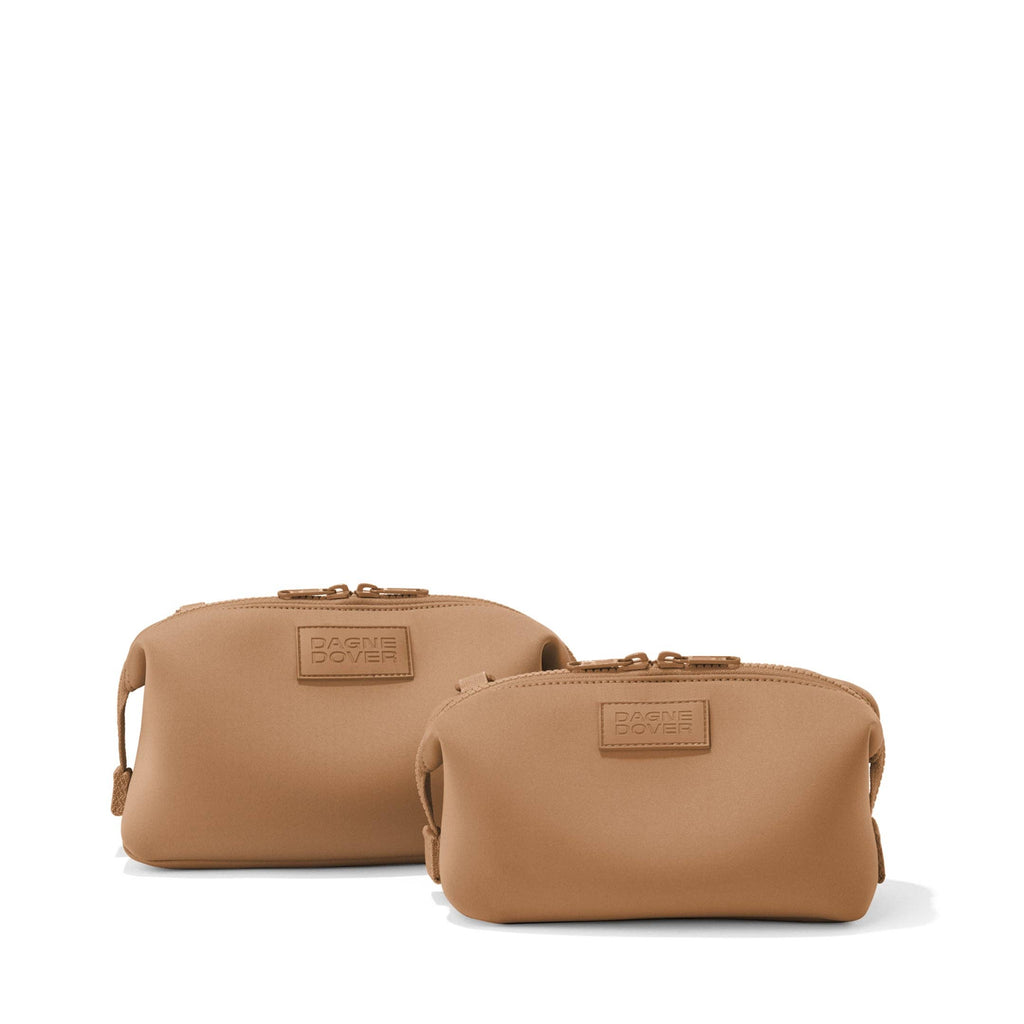 Dagne Dover - Hunter Toiletry Bag in Camel, Small