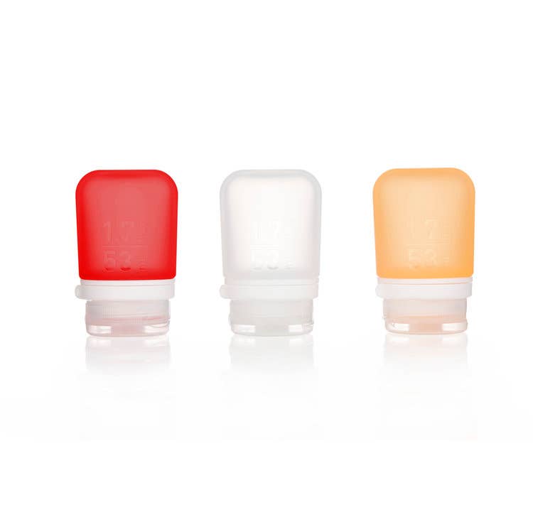 humangear - GoToob+ 3-Pack Refillable Silicone Travel Bottles