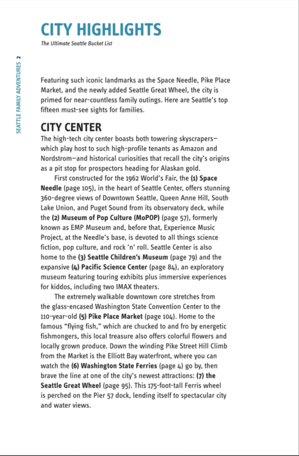 Blue Star Press - Seattle Family Adventures: Day Trips & Getaways for Families