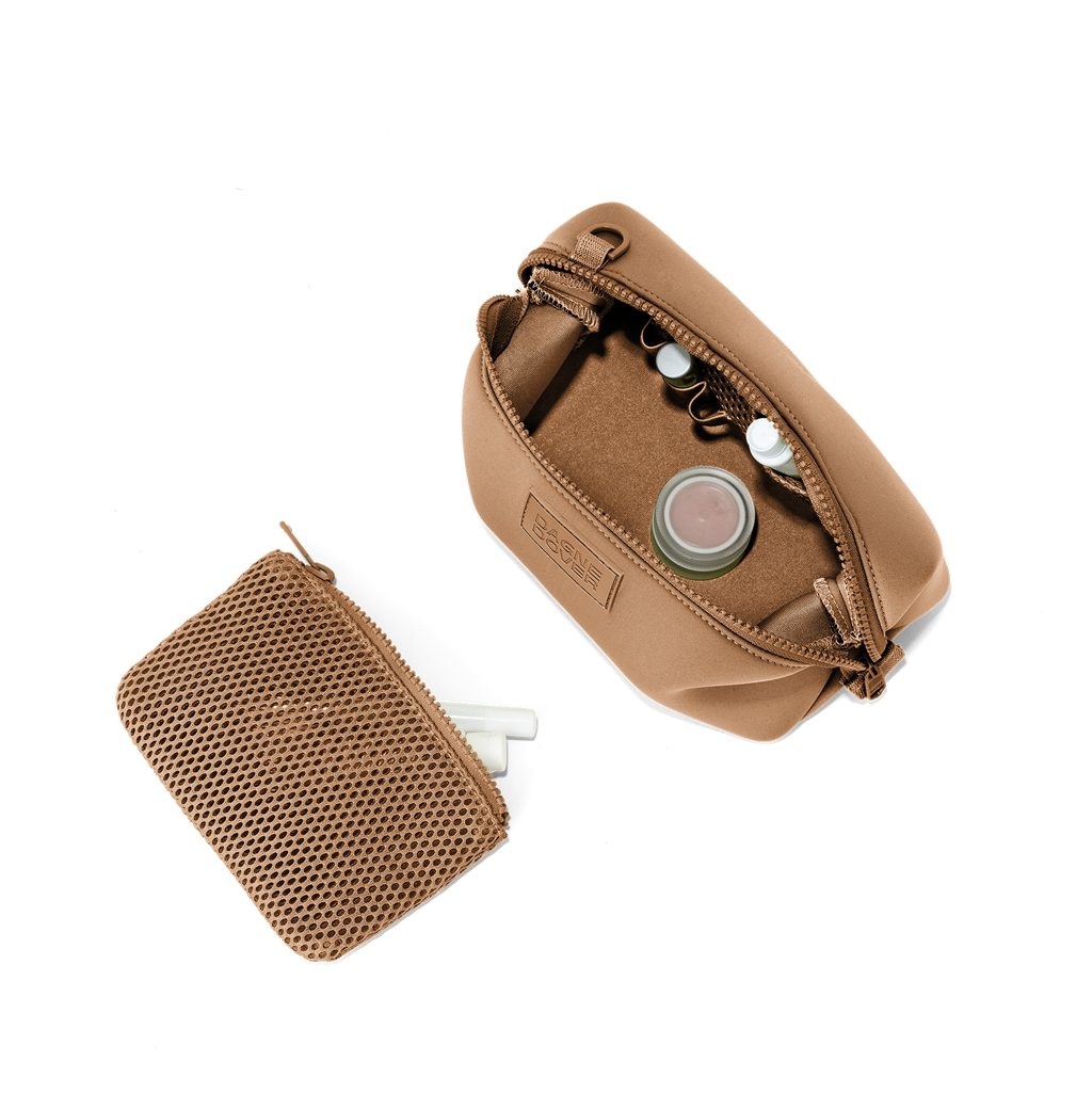 Dagne Dover - Hunter Toiletry Bag in Camel, Small