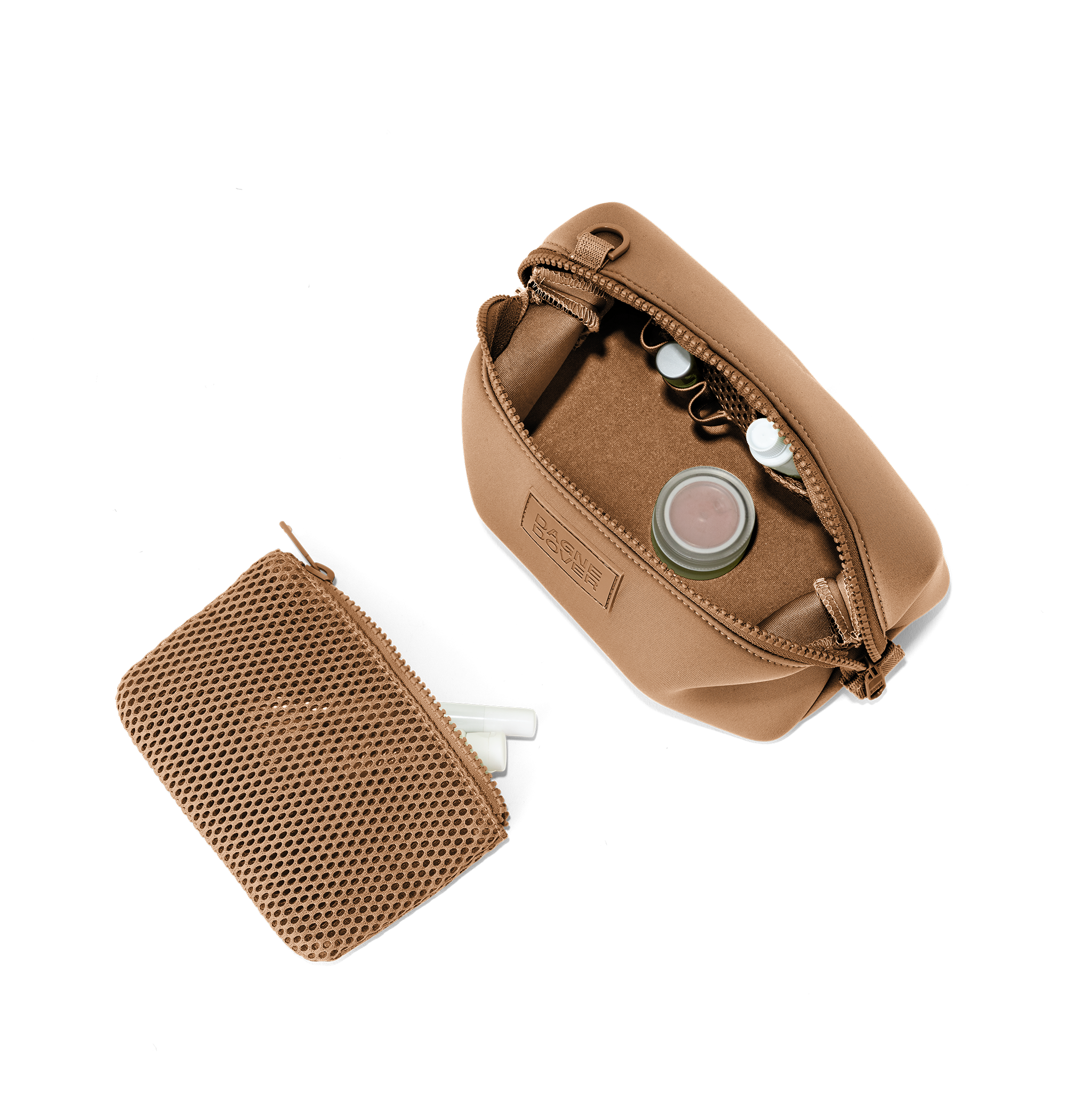 Dagne Dover - Hunter Toiletry Bag in Camel, Small