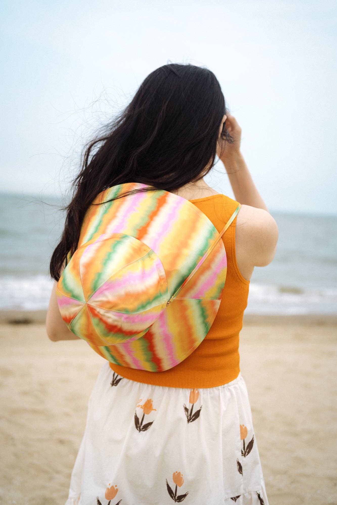 Lost Pattern NYC - "Day Dream" Reversible Sun Hat - Rainbow