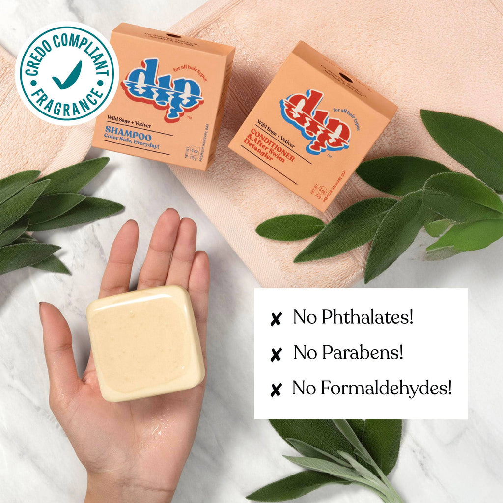 Dip - Dip Shampoo Bar: Color Safe, Everyday - Wild Sage & Vetiver