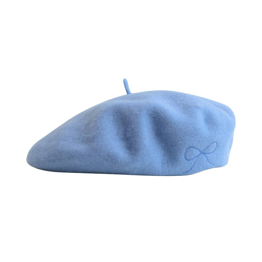Lost Pattern NYC - "Bon Chic" Wool Beret - Sky Blue