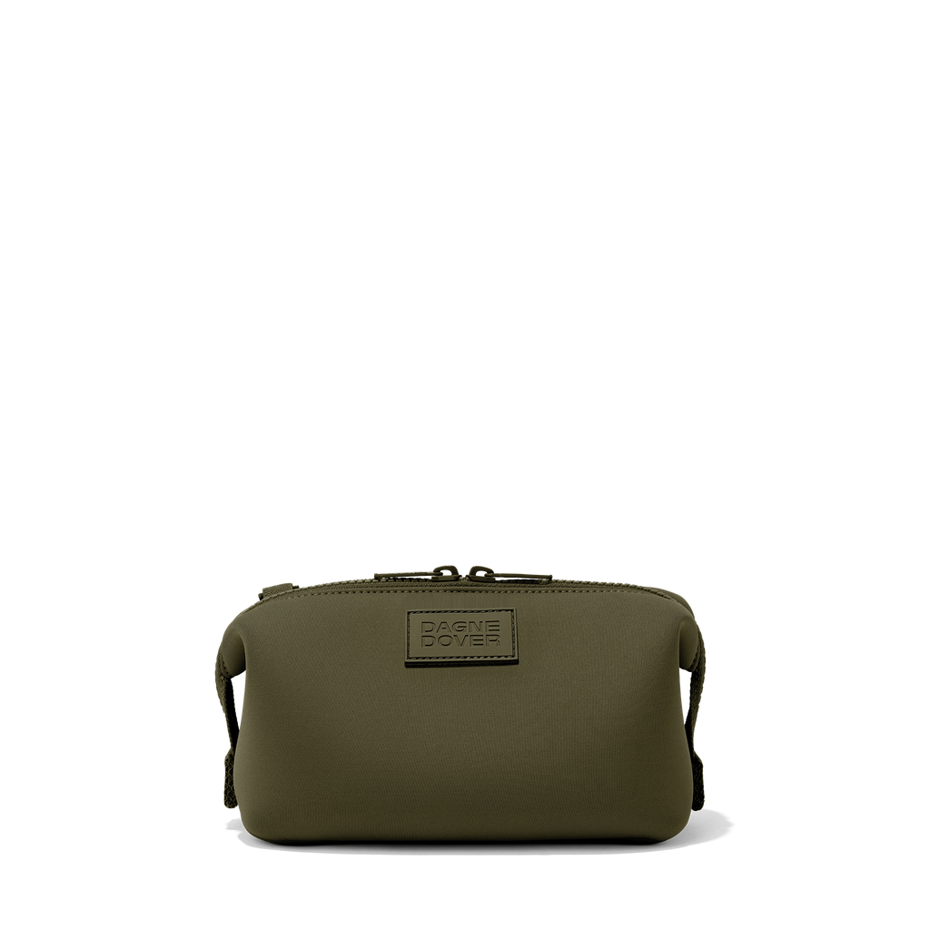 Dagne Dover - Hunter Toiletry Bag in Dark Moss, Small