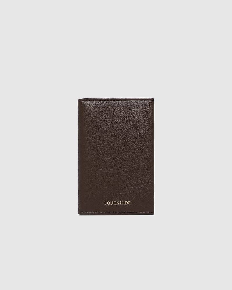 Louenhide - Venice Passport Holder - Chocolate
