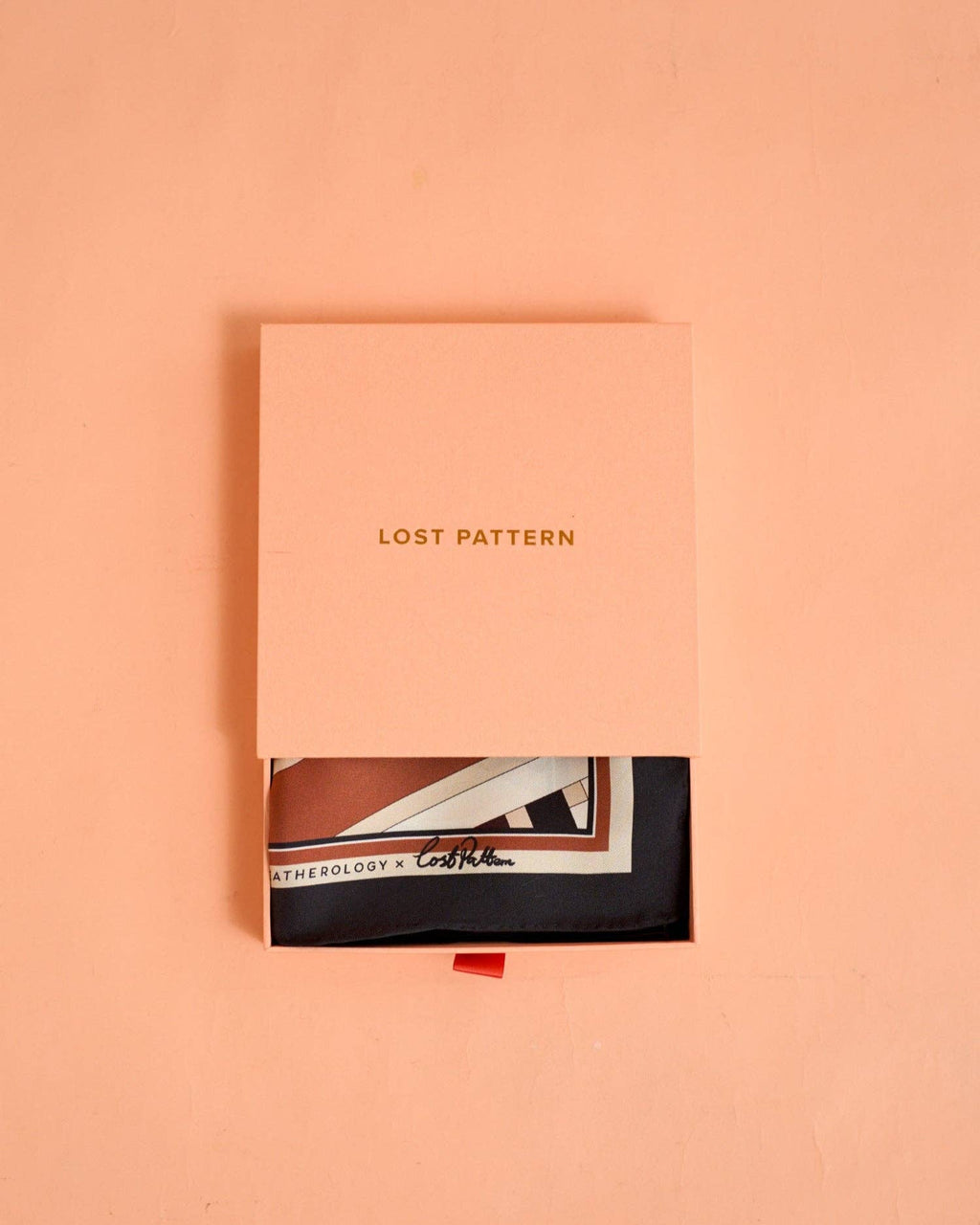 Lost Pattern x Leatherology Silk Square Scarf