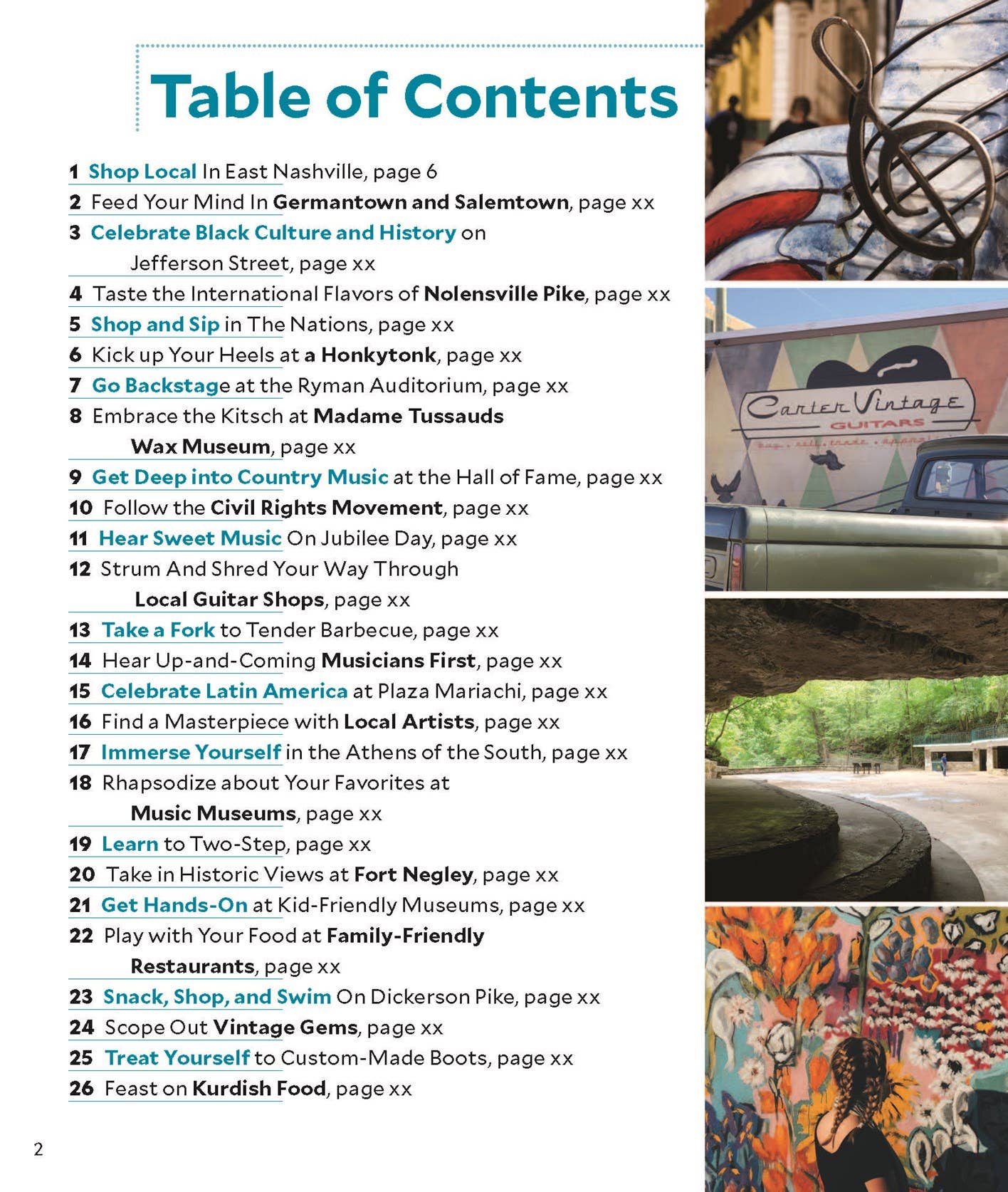 Hachette Book Group - Moon 52 Things to Do in Nashville