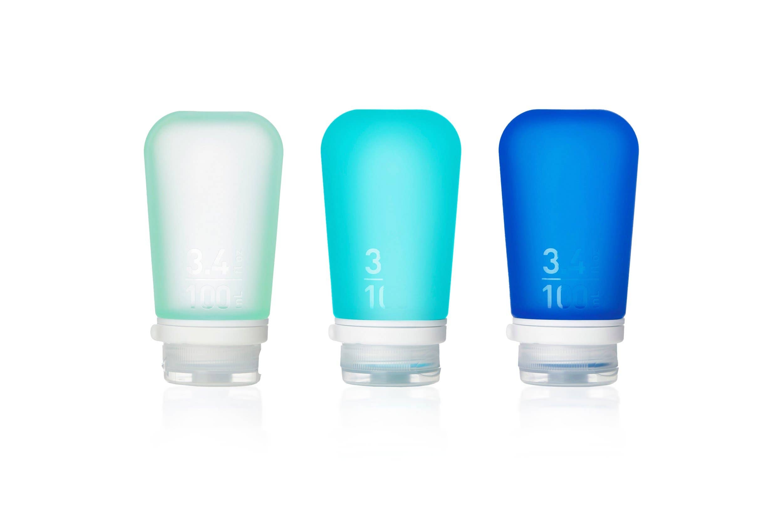 humangear - GoToob+ 3-Pack Refillable Silicone Travel Bottles
