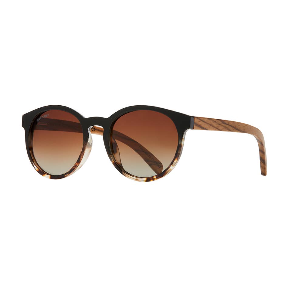 Blue Planet Eco-Eyewear - BP18181 NEW Andiz - Blk / Brown Tort Polarized