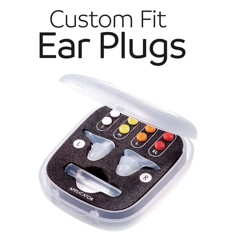 Go Travel Custom Fit Ear Plugs with 4 Size-Adjusting Filters