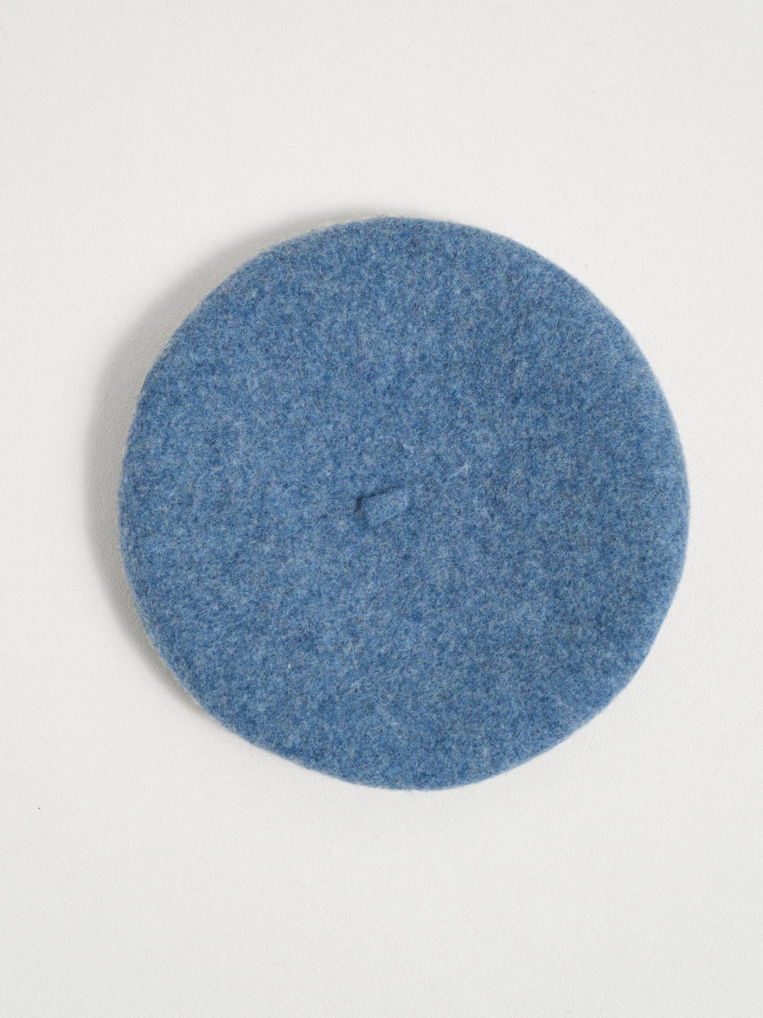 Lost Pattern NYC - "Bon Chic" Wool Beret - Dusty Blue