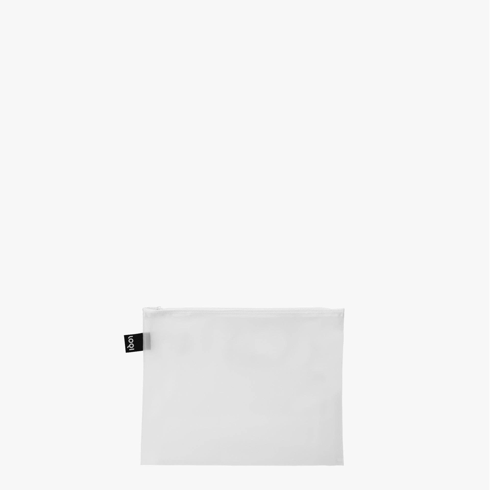 LOQI LLC - TRANSPARENT Milky Zip Pockets